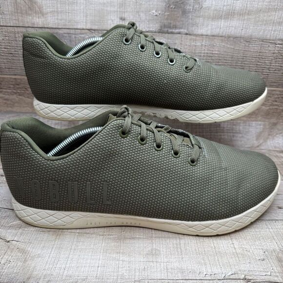 NOBULL Other - Nobull No Bull Gym Training Shoes Mens‎ Size 13 Olive Army Drab Green Lace Up